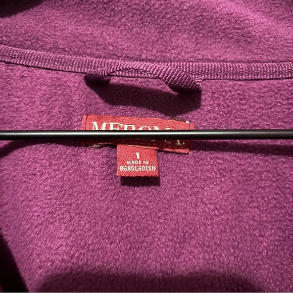 Merona Full Zip Fleece Jacket Pockets Athleisure Casual Women’s Size 1X - Picture 3 of 12